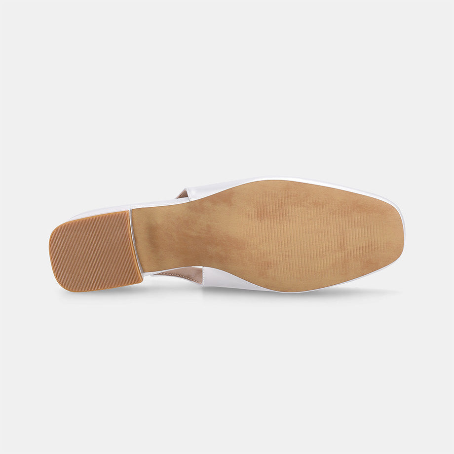 Memphis Metallic Slingback - Sliver