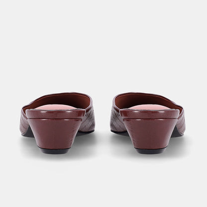 Bristol Classic Mule - Burgundy