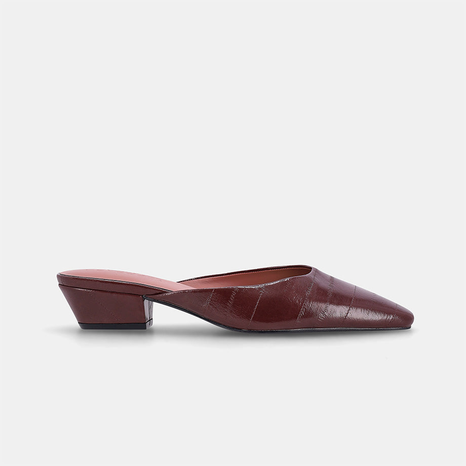 Bristol Classic Mule - Burgundy