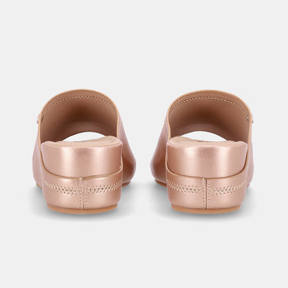 Caca Rose Gold Slip-on Wedge Sandal