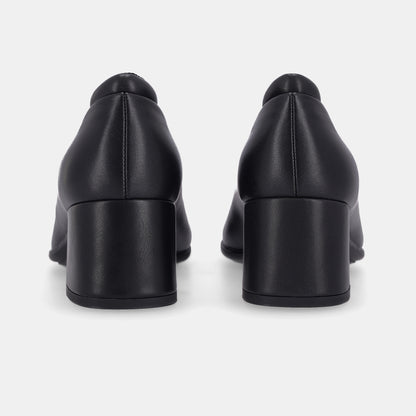 Flora Court Heel-Black
