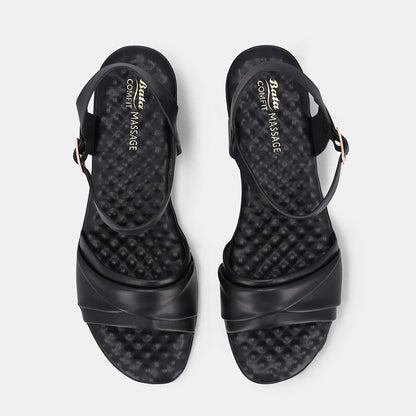Capriy Comfort Wedge Sandal - Black