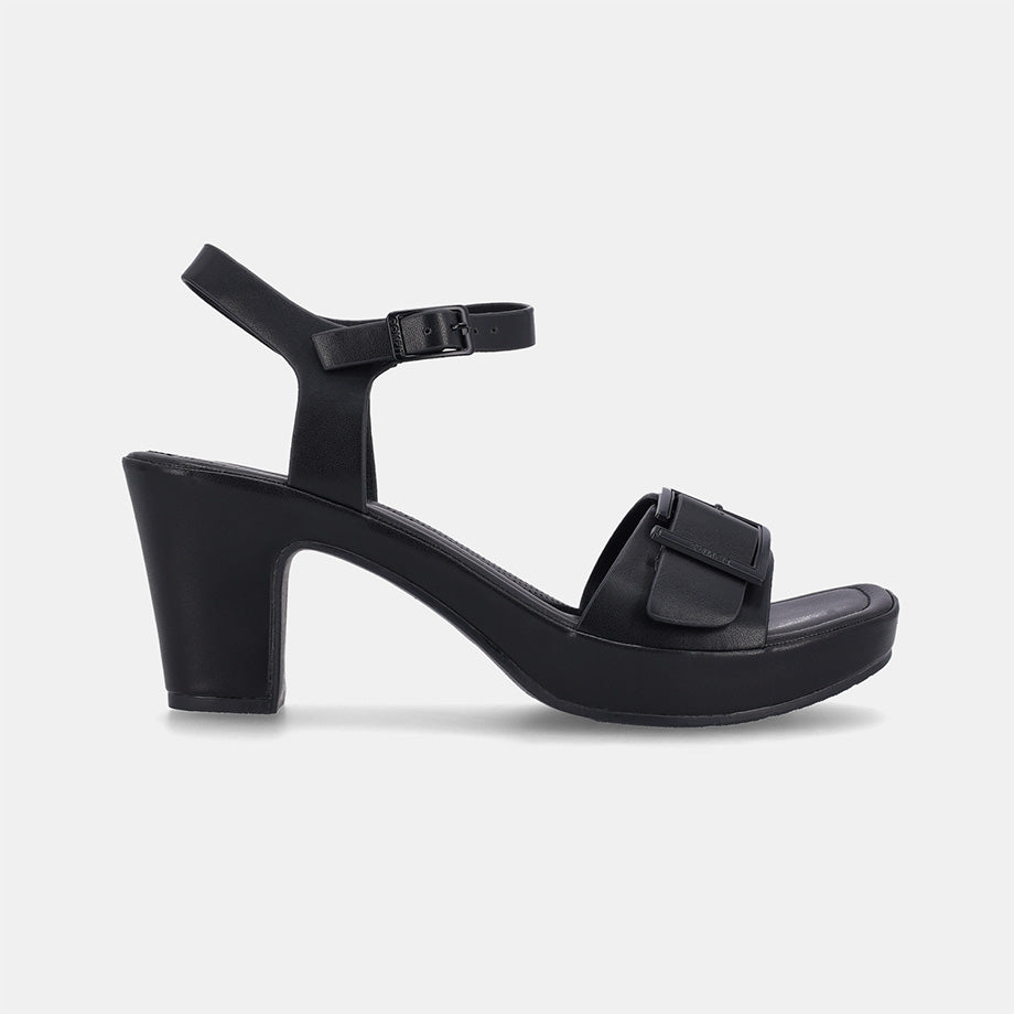 Clarey Block Heel - Black