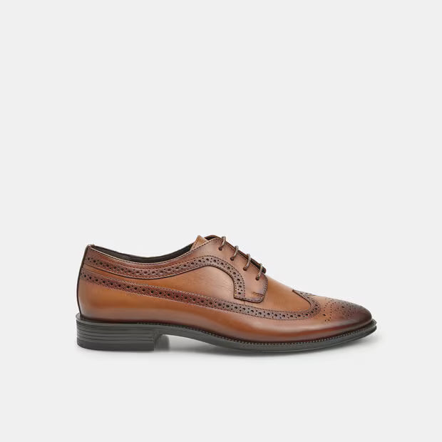 Leather Cuzco Lace-Up - Tan