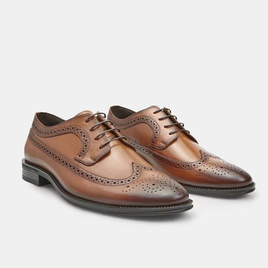 Leather Cuzco Lace-Up - Tan