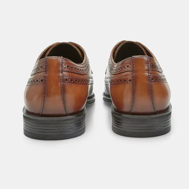 Leather Cuzco Lace-Up - Tan