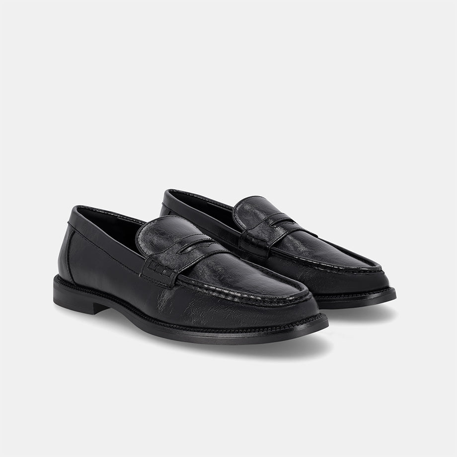 Madrid Classic Penny Loafer - Black