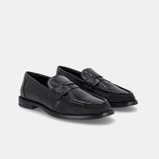 Madrid Classic Penny Loafer - Black