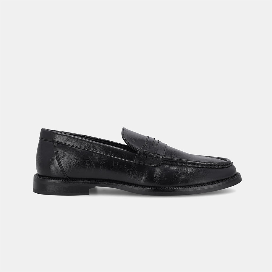Madrid Classic Penny Loafer - Black