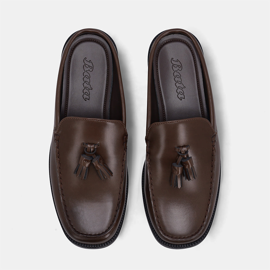 Lido Horsebit Mule - Brown