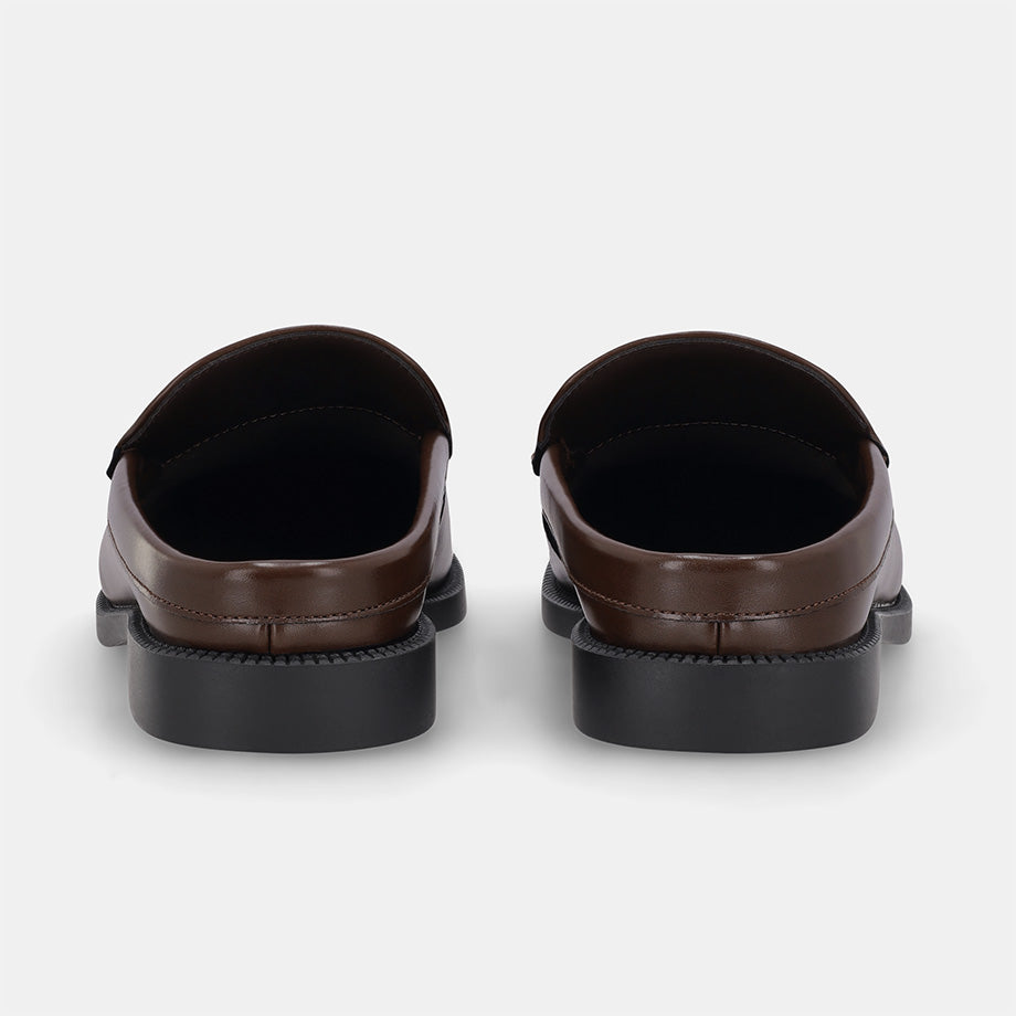 Lido Horsebit Mule - Brown