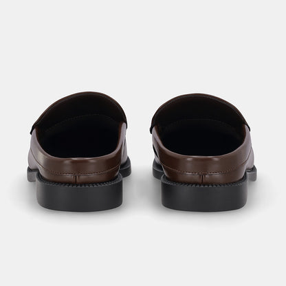 Lido Horsebit Mule - Brown