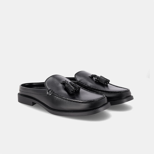 Lido Horsebit Mule - Black