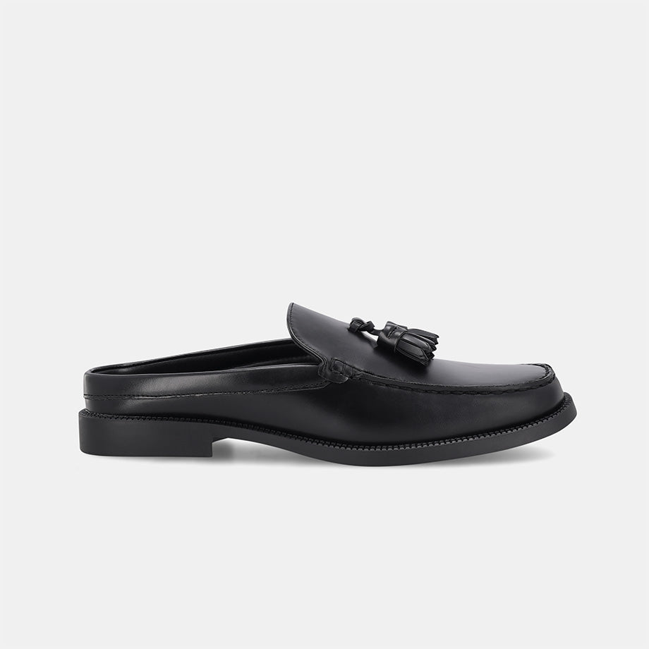 Lido Horsebit Mule - Black