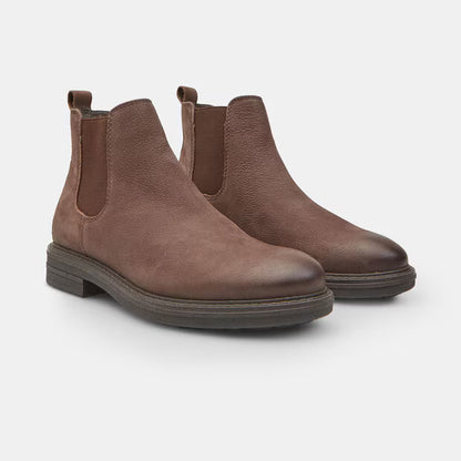 Men's Leather Chelsea Boot - Brown
