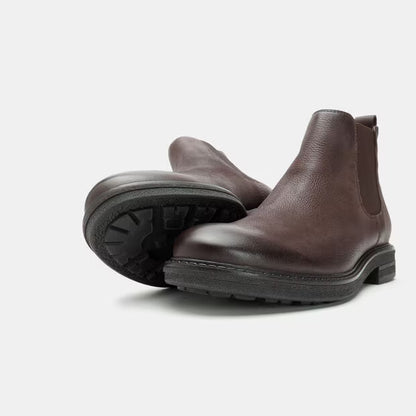 Men's Leather Chelsea Boot - Brown